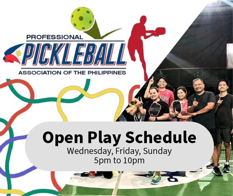 Pickleball Open Play Schedule